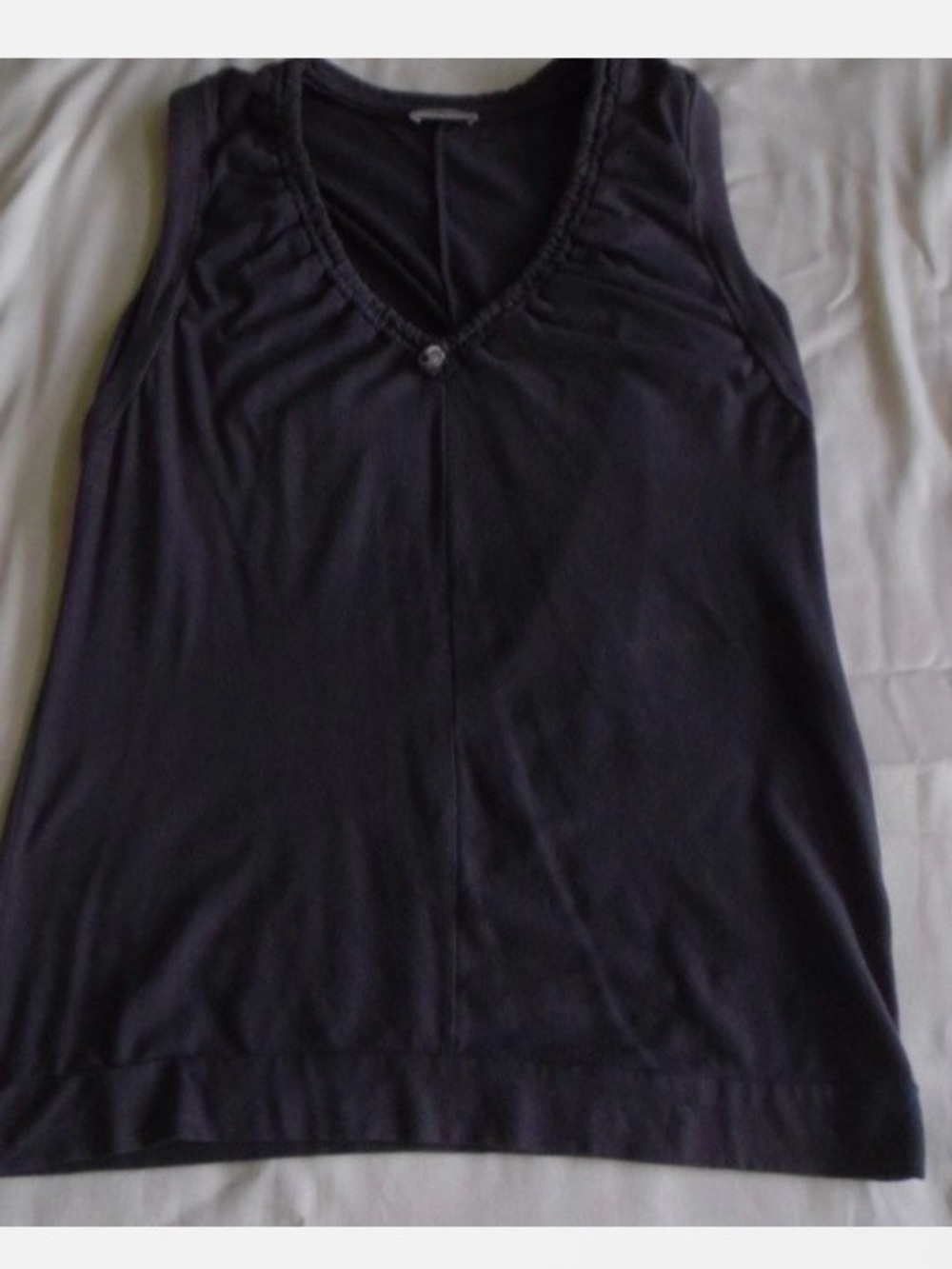 Small Charcoal Brunello Cucinelli sleeveless top